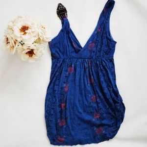 Free People Boho Asymmetrical Sleeveless Tunic